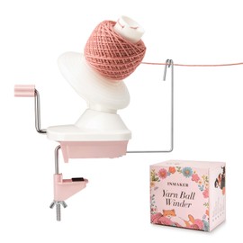 INMAKER Yarn Winder, Ball Winder for Crocheting & Knitting, Quick Install Portable Yarn Spinner, Essential Tool for Crafting Enthusiasts