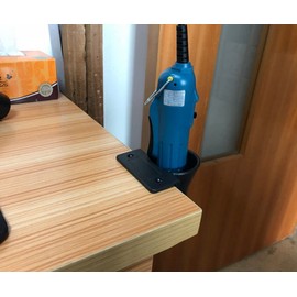 Electric Screwdriver Holder, Electric Batch Stand, Electric Screwdriver Rack Bracket, Accessories (Black)