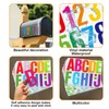 20 Sheets Alphabet Stickers 4 in Letter and Numbers Stickers