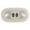 Rimamoka LED Overhead Console Dome Map Light Interior Roof Reading Lamp Compatible with 2004-2008 Ford F-150 2006-2008 Lincoln Mark LT Replace# 7L3Z-18519A70-BA, 4L3Z-18519A70-BAA, Beige