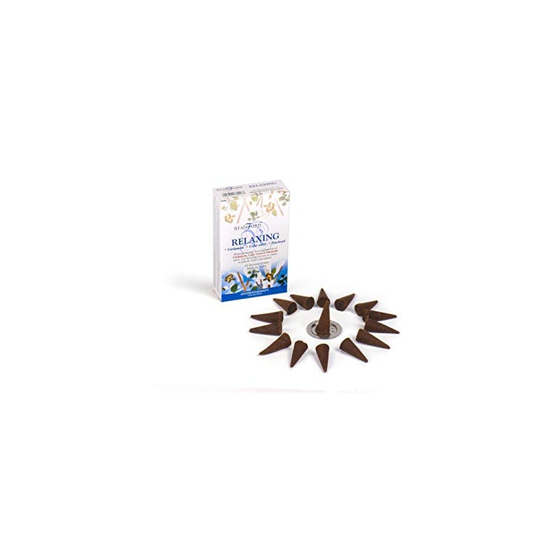 STAMFORD INC 37218 Relaxing Aromatherapy Cones, 15 Cones x 12
