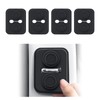 Figpade 4PCS Square-Shaped Car Door Latch Cover,Silicone Car Door Strike