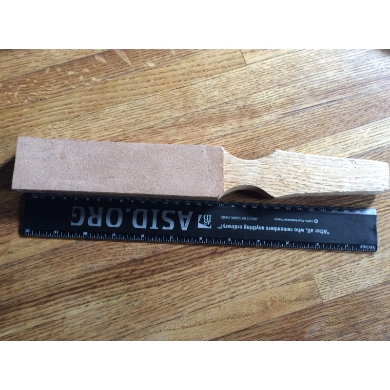 Leather Strop for Razor & Knife Sharpening + Compound