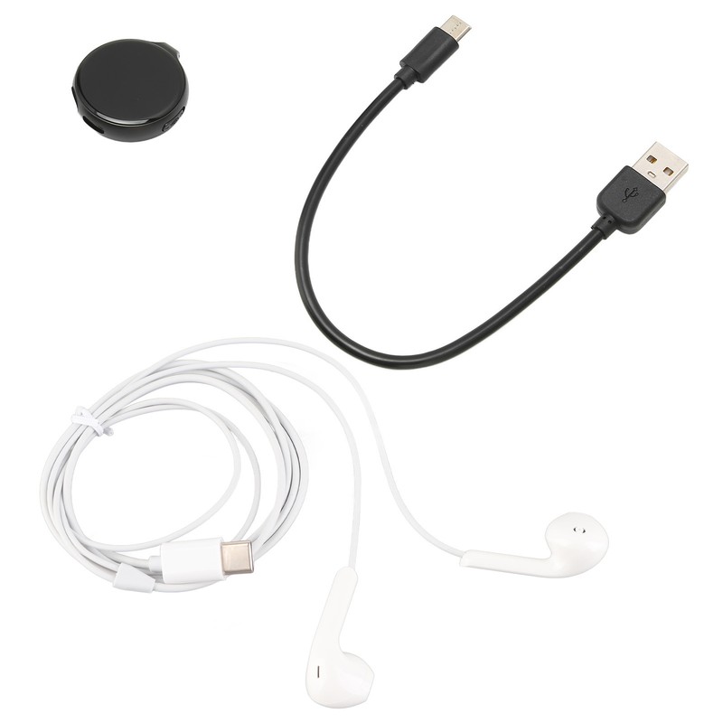 Round Voice Recorder 35 Hours Battery Time OTG Function Voice