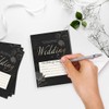 Kirsten McMillan 25 Black Wedding Invitations with Envelopes - A6