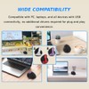 ASHATA Ratón Ergonómico para Diestros, dpi Ajustable, Ratón Vertical Inalámbrico