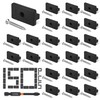 Vipuikos Pack of 150 WPC Clips 6 mm Hidden Attachment