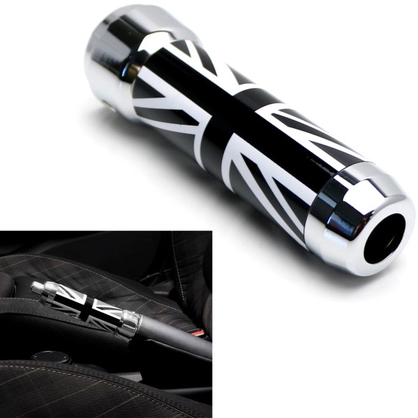 iJDMTOY Black/Grey UK Union Jack Handbrake Handle Grip For Gen3