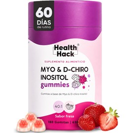 Health Hack Myo y D-Chiro Inositol en Gomitas + Resveratrol en Gomitas
