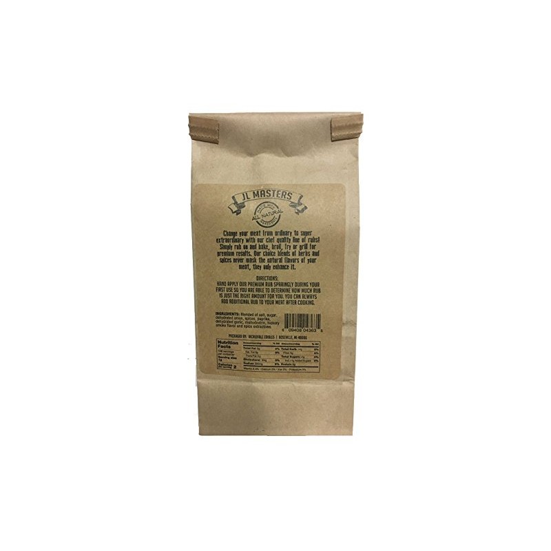 JL Masters All Natural Meat Rub -HICKORY - 3 (three)