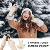 Winter Gloves for Women, Touch Screen Gloves with Thermal Soft