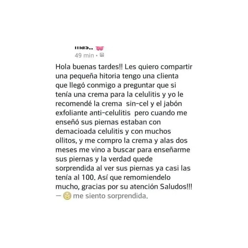 Crema Sin-cel Reafirma, Moldea & Anticelulitis + Regalo