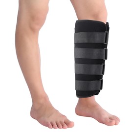 Calf Bandage Calf Compression Stockings, Adjustable Strap Tibia and Fibula Fracture Orthosis, External Fixation Calf Protection Shin Splints Syndrome Sleeves