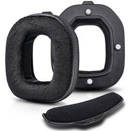 A40 TR Earpads - Replacement Ear Cushions Compatible with Astro A40 tr Headset I A40 TR Mod Kit/A40 Accessories/Headband (Hybrid Soft Velour)