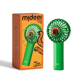 MiDeer Mini Portable Fan, 3 Speed Powerful Handheld Fan, Rechargeable Personal Fan, Cute Design Small Desk Fan for Travel Outdoor Makeup Stylish Girls Kids (You Look Yummy)