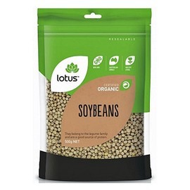 Lotus Organic Soy Beans GF 500g