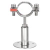 sourcing map Wall Mount Ceiling Mount Pipe Support, 304 Stainless