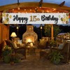 LASKYER Happy 15th Birthday Yard Sign Banner - Cheers to