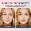 LOPHE Brow Fection Angled Brush, Dip Eyebrow Brush, Microblading Eyebrow