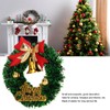 10PCS Dollhouse Christmas Wreaths Simulation Plastic Garland Model for 1/12