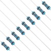 PATIKIL 120pcs 1/4W (0.25 Watt) Metal Film Fixing Resistors Kit