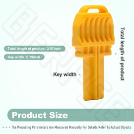 BERPSE 2 Pack N835578 Lawn Mower Safety Key Compatible with DeWalt Lawn Mower DCMWSP244U2 DCMWSP255Y2 DCMWP233U2