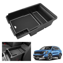 [New Facelift 2024] GAFAT Compatible with Kia Sorento MQ4 / Hybrid 2024 2025 2026 Centre Console Storage Box, Sorento MQ4 from 2024 Armrest Organiser Shelves, Sorento MQ4 Accessories 2024