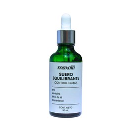 MAXALLI, Srum Facial Natural  Zinc  Dexpantenol  Alantona  rbol de T  Control de Sebo  Serum Piel Grasa y Sensible  Piel mixta sensible  Textura...   