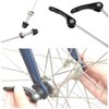 1 Pair Bicycle Quick Release Hub Parts Black Quick Release