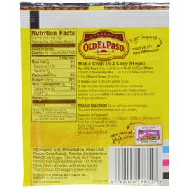 Old El Paso Chili Seasoning Mix 1 oz Packet
