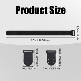 2pcs Magnetic Multimeter Hanger Strap, Multifunctional Hanging Loop Strap Compatible with Fluke Digital Multimeter & Testo and UNI-T Multimeters