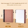 Yoment Refillable Notebooks for Work 5 Subject with Removable Dividers