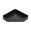 Black Corner Shower Caddy Aluminium Alloy for Bathroom Toilet Kitchen