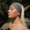 DRESHOW Paquete de 4 diademas de turbante para mujer, anchas