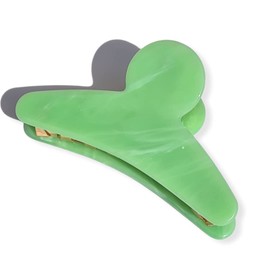 DG Women French Hair Claw clip, Acetate Hair Claw medium size claw clip beautiful hair piece gift for women gift for her, tight grip hair jaw French barrette (SEAFOAM)