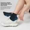 RTZAT Men's Women's 90% Merino Wool Running Ankle Business Athletic