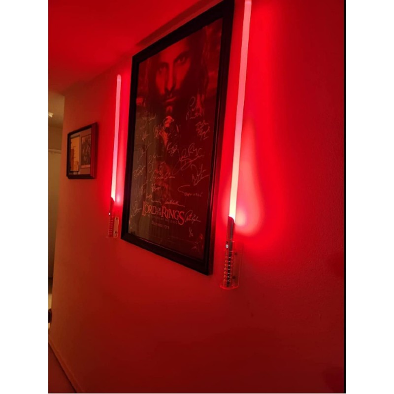 MANNIFEN Lightsaber Stand Wall Display, Lightsaber Holder Wall Mount, Acrylic