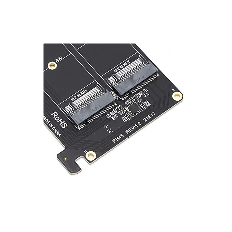 Adapter Card with 2 x 32Gbps Expansion Cards, Dual M.2