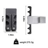 GAMESUN Portable Weighted Pool Cue Holder, chalk holder, billiard cue