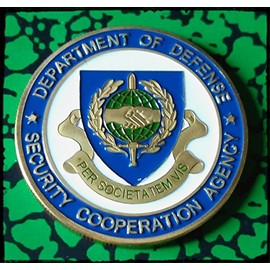 DOD Department of Defense Security Cooperation Agency Challenge Art Coin