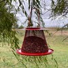Backyard Essentials Collapsible Metal Mesh Bird Feeder with Tray -