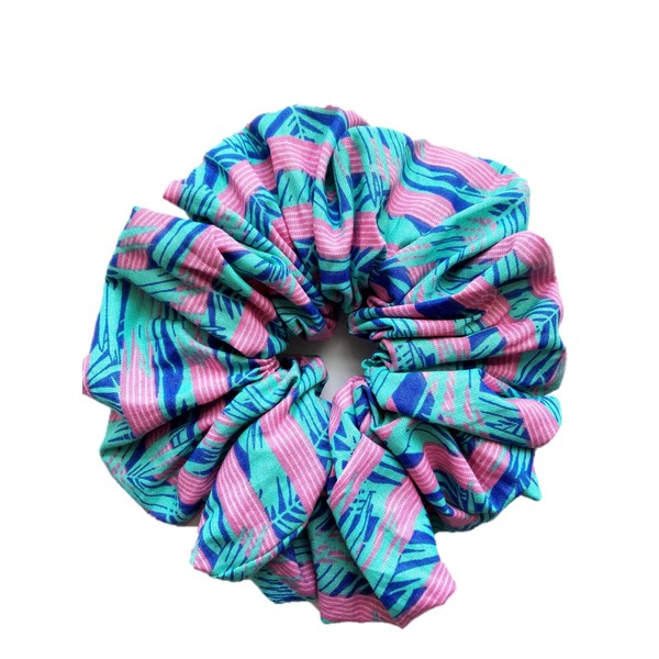Miami Vice - 7 inch Jumbo Scrunchie - Cotton Print