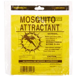 Flowtron MA-1000-6 Octenol Mosquito Attractant Cartridges, 6-Pack