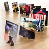 Mobilefox LP Vinyl Stand Record Holder X-shaped Table Holder Minimalist
