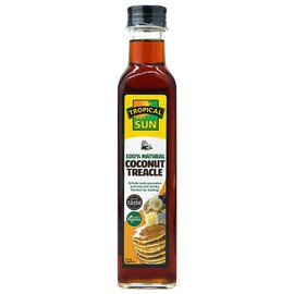 Tropical Sun Coconut Treacle, 250ml – Perfect for Pancakes, Yogurt and Porridge – Suitable for Vegans (Pack of 1)