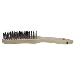 Lessmann Hand Wire Brush Design: 5 Rows, Smooth Steel Wire