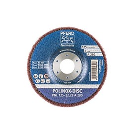 Pferd Polinox 44692263 Sanding Disc PNL Diameter 125 mm Width 20 mm RPM 3800 Grit Size 280