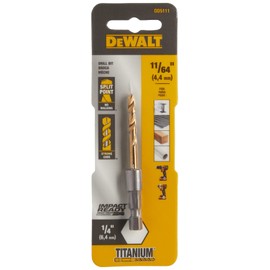 DEWALT DD5111 Impact Ready Titanium Nitride Coated Drill Bit, 11/64"