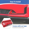 RT-TCZ for Camaro Red Front Bumper Trim Cover Compatible with