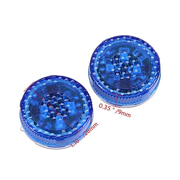 Riloer Car Door Warning Light, 2Pcs 5Led Safety Strobe Flashing